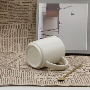 Taza de Cerámica de 270 ml, Personalizable con Logotipo, para Regalo Empresarial, <span class=keywords><strong>sin</strong></span> Tapa, Diseño Ins Wind - Product Image 2