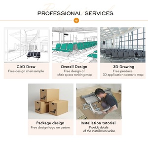 Hiện đại khu vực chờ đợi ghế sofa đặt thoải mái da chỗ ngồi thiết kế bền cho Thẩm Mỹ Viện văn phòng khu vực tiếp tân - Product Image 4