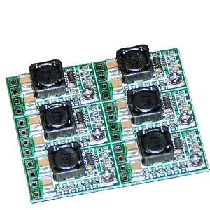 6pcs DC DC Step Down Buck Converter Ajustável 4.5V-24V para 5V 3A 97.5% Mini Fonte De Alimentação Módulo 1.8V 2.5V 3.3V 5V 9V 12v Para O Carro