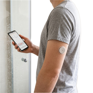 Système de surveillance continue du glucose sans fil CGM à <span class=keywords><strong>prix</strong></span> abordable avec composants métalliques – Moniteur dynamique de <span class=keywords><strong>glycémie</strong></span> - Product Image 1