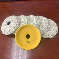 Tampons de polissage diamantés 4 "Tampons convexes en forme de bol Tampon de polissage sphérique pour verre marbre ou granit