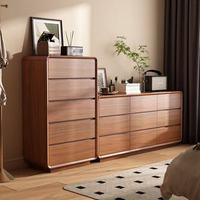 Commode de style mid-century, armoire de rangement grande capacité pour chambre à coucher, commode murale à 9 tiroirs pour la fin de lit