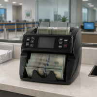 WT-5000 1+1 Compteuse de billets CIS pour devises mixtes (XOF, XAF, PEN, GBP, USD, EURO)