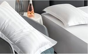 Juego de Sábanas de Satén Lavado de 300 Hilos, Diseño Moderno, con Funda de Edredón y Cortinas para Dormitorio de Boda - Product Image 6