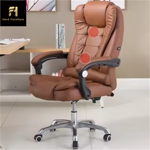 Moderner ergonomischer drehbarer PC-Stuhl Hochwertiger verstellbarer Kopfstützen lift <span class=keywords><strong>massage</strong></span> aus Leder für Konferenz computer - Product Image 5