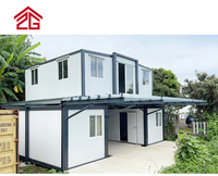 Conteneur pliable préfabriqué Maisons intelligentes Maison conteneur extensible Maison modulaire préfabriquée de 39 M2 2 chambres à coucher Allstar personnalisée