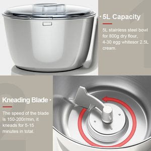 Appareils électroménagers, pétrin, cuisine, <span class=keywords><strong>Cuisinart</strong></span>, Aid, Amasadora, mélangeur à nourriture, support pour gâteau, mélangeurs - Product Image 4