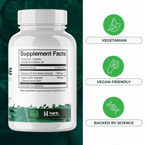 Cápsulas de Berberina de Marca Privada OEM/ODM - Suplemento Natural de Berberina de Alta Pureza para Adultos, para Energía - Product Image 4