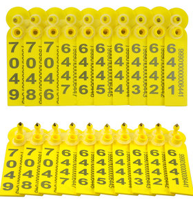 Bán buôn tùy chỉnh in ấn Long Range UHF <span class=keywords><strong>RFID</strong></span> động vật Tai tag TPU nhận dạng Tag cho cừu bò gia súc trang trại chăn nuôi - Product Image 3