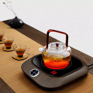 Pot kopi tahan panas gagang kaca merah Infuser kaca aman kompor 650ml kualitas tinggi - Product Image 6