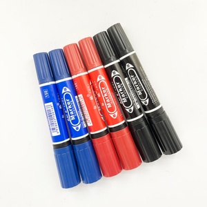 Los Mejores Marcadores Permanentes de Punta Doble Mini en Negro, Rojo y Azul, 10 Piezas por Caja, Precio Económico - Product Image 6