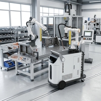 Bras robotisé six axes DONSIN Robot Cobot pour soudage avec alimentateur de fil et PLC, performances de soudage laser stables