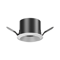 Aluminium 55mm Cutout Cob Led Down Light Dimmable Spot Lighting 3 Watt Led Downlight Mini Spotlight avec Réflecteur Doré