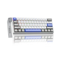 Clavier de jeu AULA WIN60 avec interrupteurs magnétiques RT réglables, plaque en aluminium haute précision de 0,01 mm, touches PBT, clavier RGB