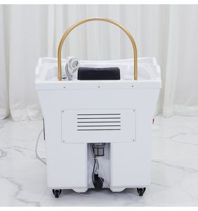 Sandalyeler saç Spa yatak kase fiyat ve masajlı saç yıkama koltuğu ile su sirkülasyonu elektrikli yıkama masajlı saç yıkama koltuğu - Product Image 3
