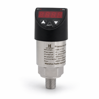 Interruptor de Presión Digital Hidráulico Hanke HK-710 24VDC, 2 Salidas PNP 4-20mA, Acero Inoxidable 316L, IP65 para Equipos Industriales