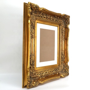 12X16 Inch Antique Vàng Baroque Phong Cách Trang Trí Công Phu Gỗ Luxury Tranh Hình Ảnh Khung Với Thủy Tinh Và 11X14 Hoặc 8X10 Inch Matboard - Product Image 3