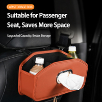Nouvelle boîte à mouchoirs universelle pour voiture, boîte de rangement multifonctionnelle pour accoudoir de voiture, boîte de rangement pour voiture