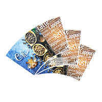 Gobelets en papier jetables écologiques de qualité alimentaire imperméables à une face, revêtus de PE, 135-350 g/m², pour café, thé, bière, boissons