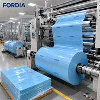 Film d'emballage en polyester auto-adhésif FORDIA pour impression offset, adapté aux presses d'impression Komori KBA Manroland