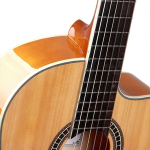 <span class=keywords><strong>Guitarra</strong></span> Clásica Eléctrica Cutaway de 39 Pulgadas con Tapa de Abeto y Fondo de Tilo, Kit de <span class=keywords><strong>Guitarra</strong></span> con Cuerdas de Nylon <span class=keywords><strong>para</strong></span> <span class=keywords><strong>Principiantes</strong></span> - Product Image 3