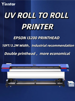 Yinstar UV Roll-Roll Printer I3200 XP600 10ft UV White Inkjet Roll-Roll Plotter Double Hard 3,2 M UV Roll-Roll Printer