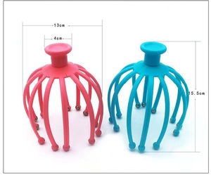 Massaggiatore per cuoio capelluto per alleviare il <span class=keywords><strong>mal</strong></span> <span class=keywords><strong>di</strong></span> <span class=keywords><strong>testa</strong></span> Stress del cuoio capelluto Relax 12 punte a rullo <span class=keywords><strong>massaggio</strong></span> alla <span class=keywords><strong>testa</strong></span> Scratcher rilassamento profondo - Product Image 5