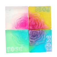 Savon de bain OEM le plus vendu pour l'été, antiseptique et parfumé, coloré et blanchissant pour adultes, 100g, format solide