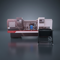 Tour CNC automatique OEM HX-5095-60 à double tête horizontale pour métaux Me60