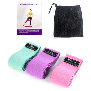 En gros Logo Personnalisé Impression Tissu Fitness Exercice Booty Hip Band Ensemble Boucle D'entraînement Bandes De Résistance - Product Image 4