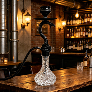 Snake Design Portable <b>Hookah</b> Shisha Set 58CM Luxury <b>Hookah</b> Aluminum Alloy Shisha <b>Hookah</b> Set Arabic <b>Hookah</b> <b>Hookah</b> Pen In Stock - Product Image 2
