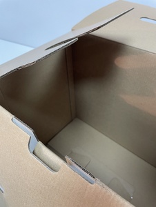 Caja de Cartón Ecológica de Papel Kraft, Fácil de Plegar, Embalaje Plano, Fondo Automático, Cajas de Cartón Corrugado de Color - Product Image 6