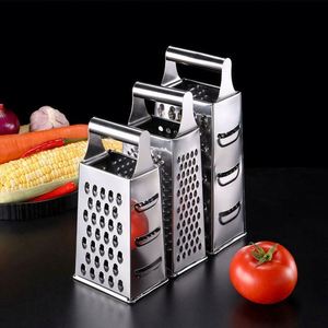 Accesorio de Cocina, Rallador de Verduras, Queso y Jengibre, con Mango de Acero Inoxidable, 4 Lados, para Frutas, Queso, Jengibre y Verduras - Product Image 1