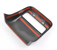 2024 nouvelle housse de protection d'évent arrière de voiture en Fiber de carbone ABS pour Tesla Model3/Y modifié accessoires intérieurs de voiture décoratifs