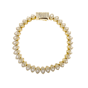 Bijoux hip hop glacé, de haute qualité, Unique, en or 14k, chaînes du mauvais œil - Product Image 1