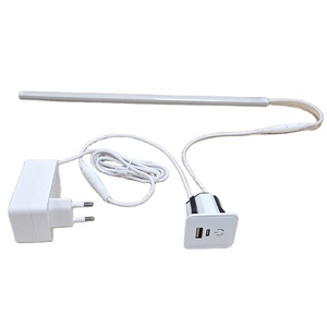 Embedded Desktop USB <b>Touch</b> <b>Switch</b> Charger with Bedside Fast Charging and Korean Standard Power Supply Light Strip - Product Image 1