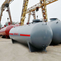 Réservoir de gaz GPL horizontal au sol, réservoir de stockage de GPL de 5 m3 à vendre