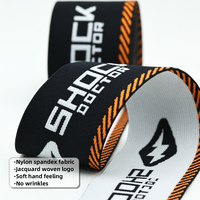 Jcquard Sangle de sport élastique Ceinture réglable Sangle extensible solide Logo imprimé Sous-vêtements Fourniture de couture pour vêtement