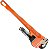 Jeu d'outils à main, outils de réparation, clé manuelle, clé à tuyau robuste de 18 pouces/24 pouces, clé à tuyau droite
