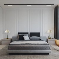 Style français classique décor à la maison tissu blanc abat-jour étude bureau lampe de Table pour Restaurant chambre
