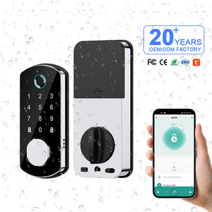 스마트 홈 방수 스마트 전기 림 잠금 장치 투야 APP 제어 WIFI 야외 게이트 도어 지문 스마트 잠금 - Product Image 4