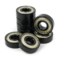 Roulements à billes à gorge profonde en acier chromé bon marché pour skateboard 608ZZ/608RS/608 ABEC-7 double rangée lubrifiés à la graisse 8 pièces/ensemble en caoutchouc
