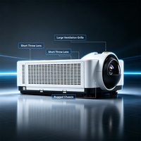 Projecteur laser à courte focale de 6000 lumens, 0,44:1 WUXGA 1920x1200, pour salle de réunion d'entreprise, vidéoconférence