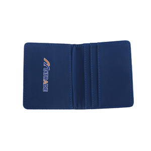 Sang Trọng Mới Thiết Kế Tùy Chỉnh Hai Lá Chủ Thẻ Người Đàn Ông Phụ Nữ <span class=keywords><strong>Mini</strong></span> Thẻ Gói Kinh Doanh Thẻ Nhỏ Ví Không Đóng Cửa 8Mm Dày - Product Image 5