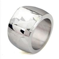 Tout nouvel anneau en acier titane de boule de pénis en acier inoxydable interchangeable en pierre naturelle