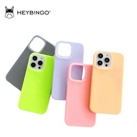 Coque de Téléphone en Silicone Liquide Couleurs Bonbon Anti-Choc et Douce au Toucher pour iPhone 16 15 14 13 12 11