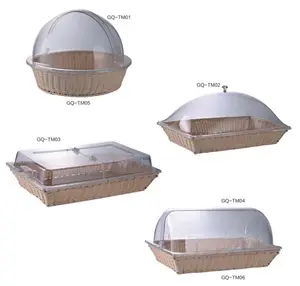 Поликарбонатный кондитерский хлеб прозрачный акриловый купол для торта пластиковый пищевой чехол