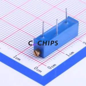 ตัวต้านทาน3006P-1-201ปรับได้/โพเทนชิออมิเตอร์ผ่านรูส่วนประกอบ (THT) ตัวต้านทาน200Ohm 10% - Product Image 2