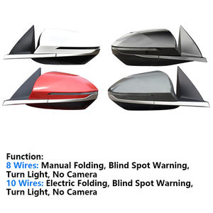 Reemplazo del espejo lateral para 2013-2020 Mitsubishi Outlander coche espejo retrovisor 9 cables de energía plegable de calefac - Product Image 2