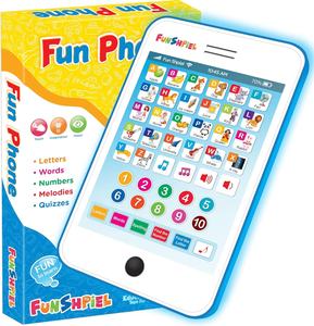 Juguetes Educativos Interactivos Fun Phone, Juguete de Aprendizaje Preescolar para Niños <span class=keywords><strong>con</strong></span> <span class=keywords><strong>Letras</strong></span>, <span class=keywords><strong>Palabras</strong></span>, Números, Melodías y Preguntas para Mayores de 3 Años - Product Image 6